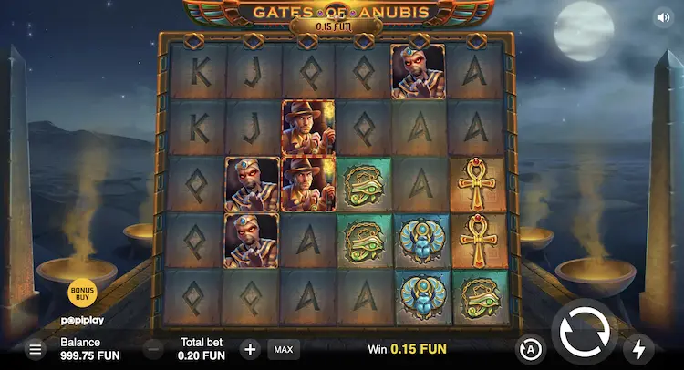 gates of anubis reels in base game